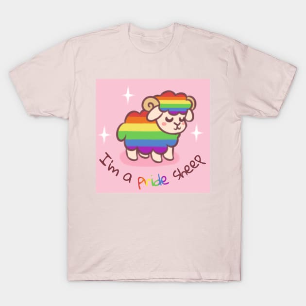 Pride Sheep T-Shirt by KyuuChanDesu